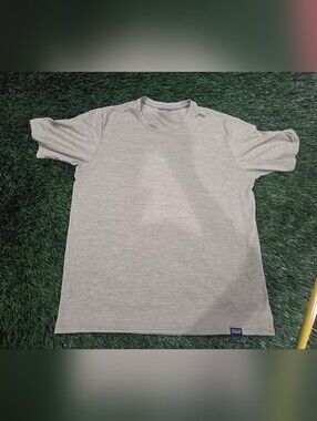 Patagonia Men's Short Sleeve Crew Neck T-Shirt - Light Heather Gray